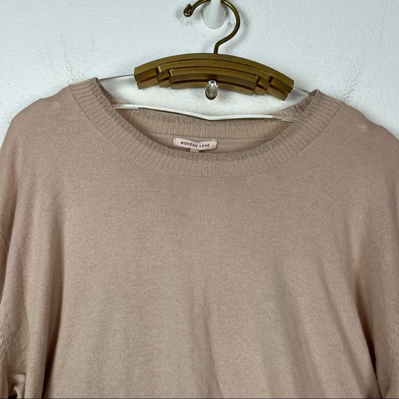 Morgan Lane Pajamas Charlee Hayley 2-Piece Set Size Medium Latte NWT - Picture 4 of 14